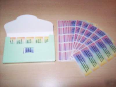 300 return address labels on rainbow colour