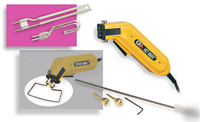 4PC hot knife kit cuts electric boxes,wire channels wow
