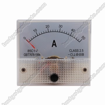 50A analog amp ampere panel meter current ammete 50 a