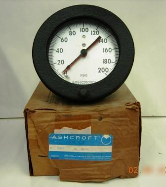 Ashcroft pressure gauge 1339 a 200 psi
