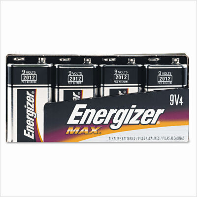 Eveready battery alkaline batteries, 9V, 4/pack