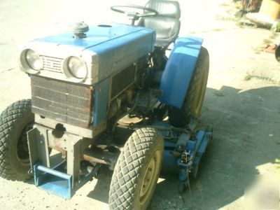 Mitsubishi MT372D 4X4 diesel tractor + belly mower nice