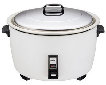 Sharp commercial rice cooker cooks (38) 6-oz raw rice