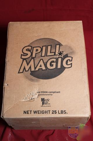 Spill magic SM103 spill clean absorbent powder 25LB box