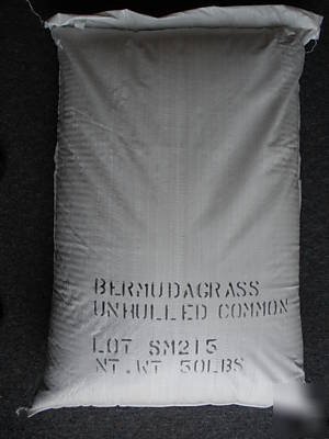 Bermuda grass seed unhulled 25LBS bag premium grade 99%
