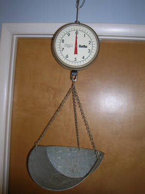 Chatillon type 027 hanging scale 20 lb x 1OZ