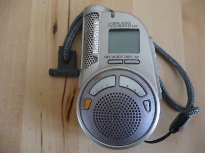 Digital voice recorder radio shack dr-86 