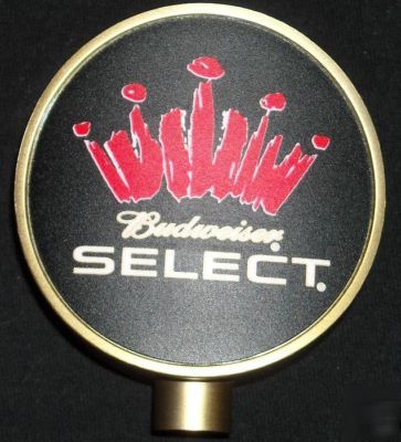 Animated led lighted bud select beer tap top finial