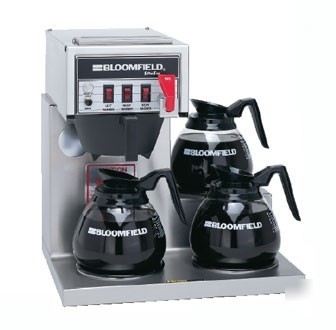 Bloomfield koffee king, 3 warmer and faucet