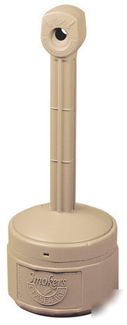 Justrite personal smokers cease fire receptacle beige