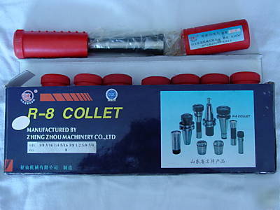 New R8 collets 4 piece collet set for knee mills
