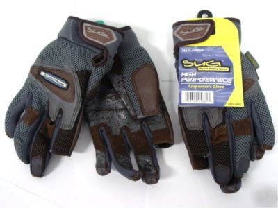 New wells lamont sug pro carpenter's work gloves size l