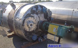 Used: walker stainless tank, 900 gallon, stainless stee