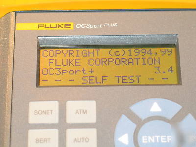 Fluke P1S OC3-port handheld atm tester network telcom