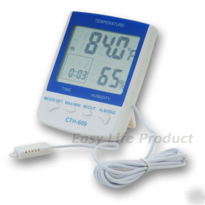 Digital thermo hygrometer thermometer indoor outdoor bp