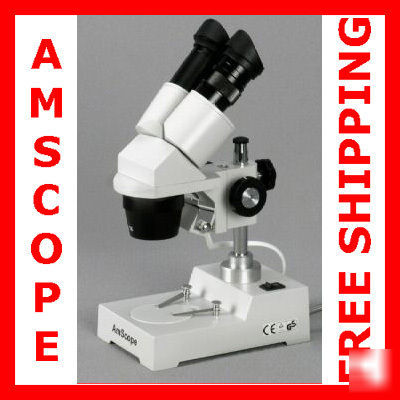 New dissecting binocular stereo microscope 20X & 40X