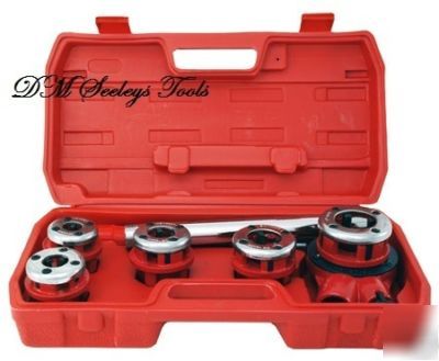 New pipe threader ratchet set with dies fair deal s. h. 