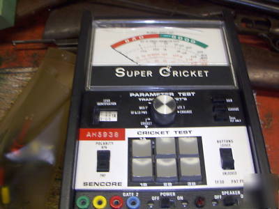Sencore super cricket transistor tester / test meter