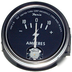 New 10A/10 amp +- dc ammeter panel meter/gauge usa #190