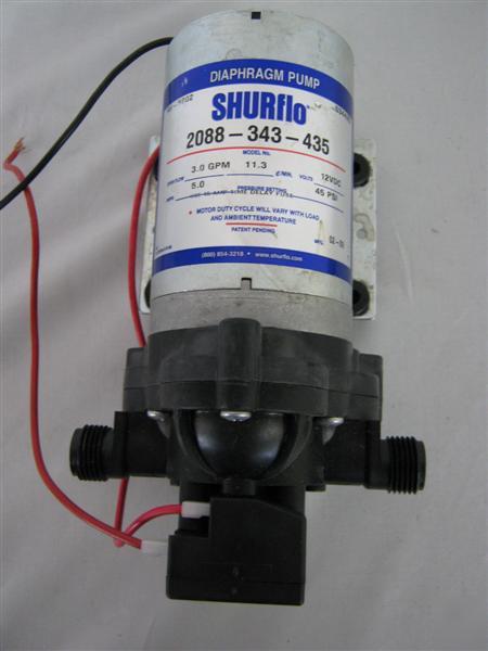 Shurflo diaphragm pump 180 gpm 12V 1/2 2088 agriculture