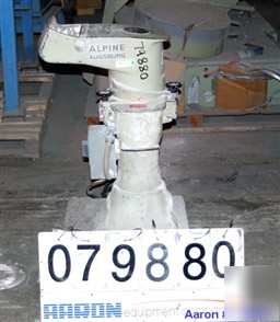 Used: alpine rotoplex vertical cutting mill, model A16/