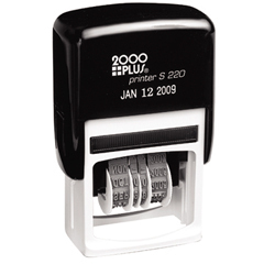 Cosco 2000 economy self inking date & phrase stamp