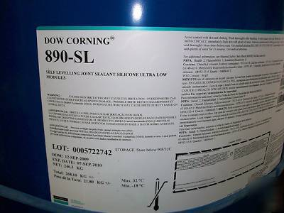 Dow corning 890-sl self-leveling silicone joint sealant