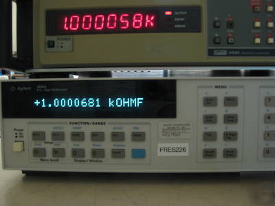 Fluke 5450A resistance calibrator standard with ieee