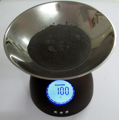 100 gms aluminium powder indian black flake 4-6 micron