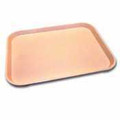 Cambro light peach fast food tray - 10X14 - 11-0694