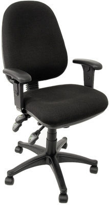 New black mid back task computer office desk chair 
