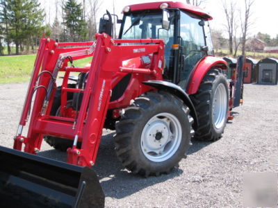 New tym T903 tractor with loader, full cab - 91HP cat 