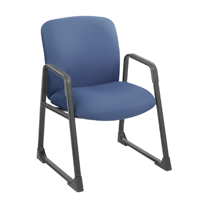 Safco uber reception guest chair capacity 500 lbs blue