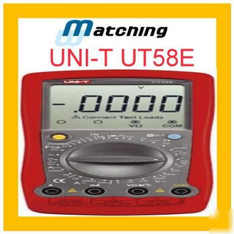 Uni-t modern digital volt temp hz multimeter lcd UT58E
