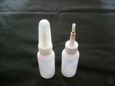 Dispenser bottle, pen, for accurate dispensing of flux