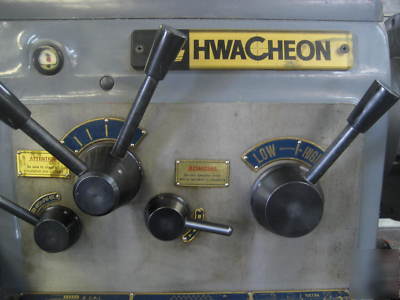 Whacheon hl-460 engine lathe - mori seiki design