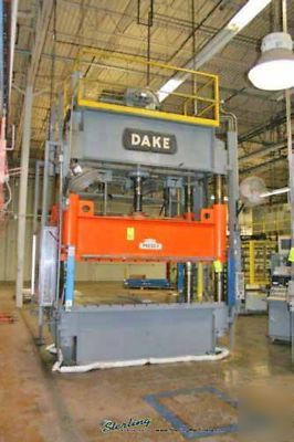 150 ton dake 4-post hydraulic press, mdl. 927-824
