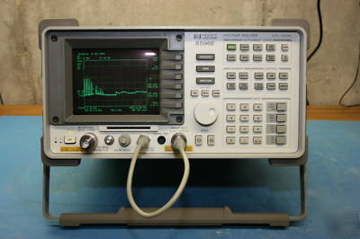Hp agilent 8596E spectrum analyzer loaded calibrated