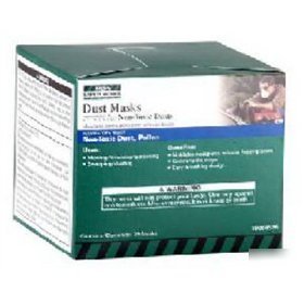 Msa safety works 10059526 non-toxic dust masks, 25 pack