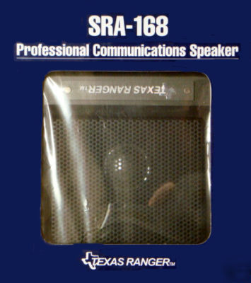 Texas ranger sra-168 grey black hd external cb speaker 