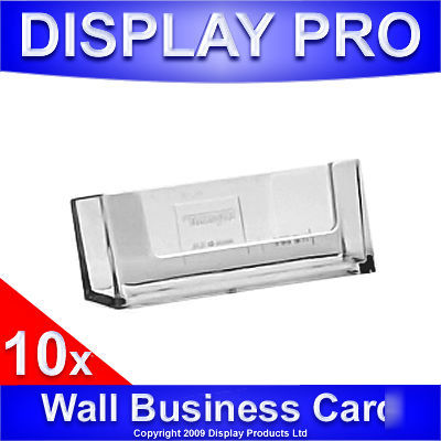 10 x wall mount business card holder display dispensers