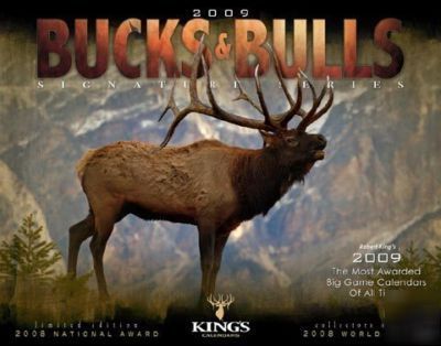 Kings 2009 bucks & bulls calendar antler antlers sheds
