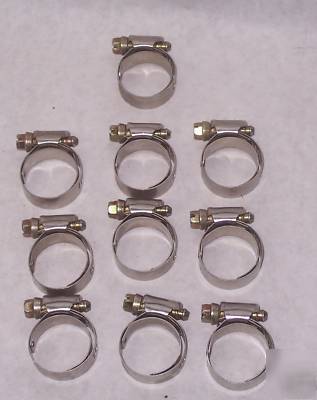 Ideal hose clamps 10 pack stainless size 10