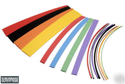 180PC colour coded heat shrink tubing wire wrap CT2409