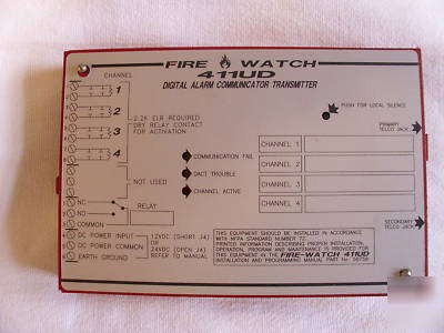 Fire lite fire watch 411 digital alarm communicator