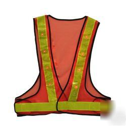 New grip led safety vest