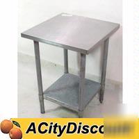 Used s/s 24X24 work prep table equipment stand