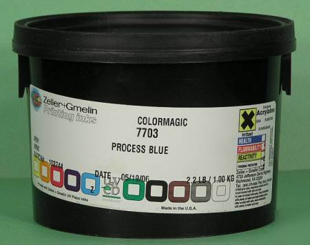 *** 1 kg zeller-gmelin process blue colormagic 7703 ink