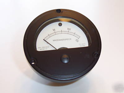 Arbitrary scale panel board analog meter 0 - 150 scale