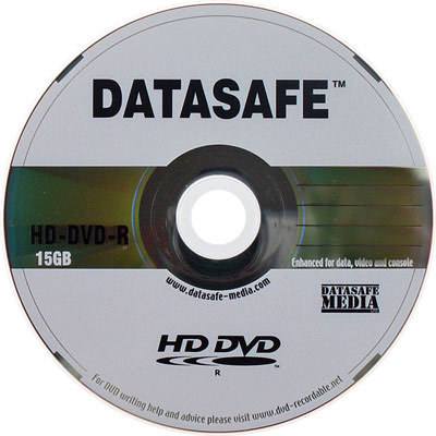 Datasafe hd-dvd 15GB single layer slim jewel case